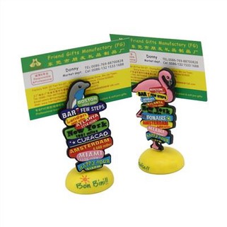 3D Animal Shape Soft PVC για κλιπ υπομνημάτων