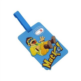 Ετικέτα αποσκευών από μαλακό PVC 2D ταξιδιού